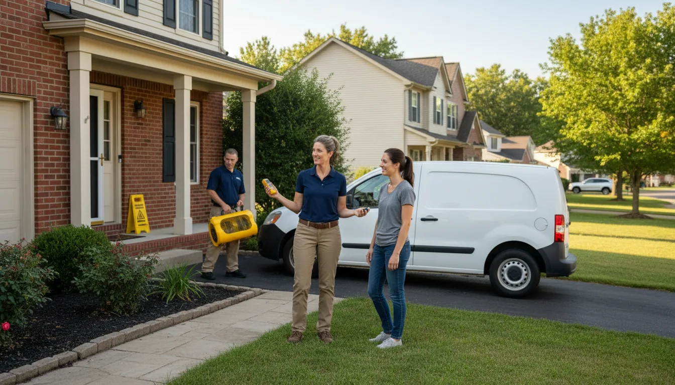 Residential water damage restoration in Glen Head, NY